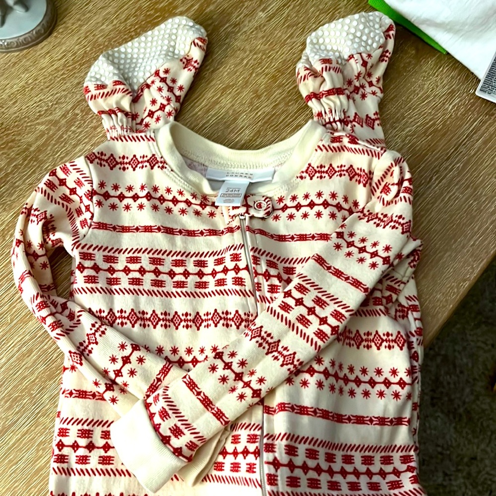 Lauren Conrad fair-isle onesie 100% cotton